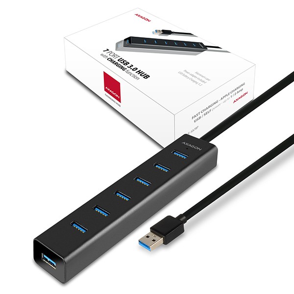 Axagon hue-sa7bp 7x usb3.0