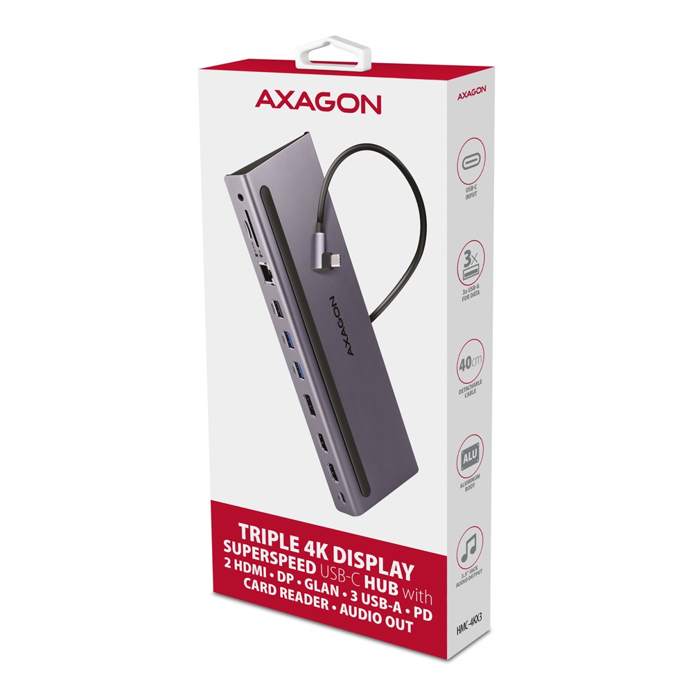 Axagon hmc-4kx3