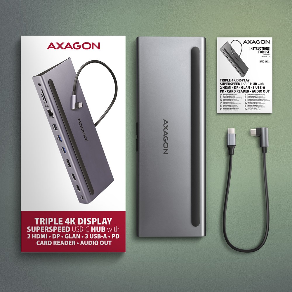 Axagon hmc-4kx3