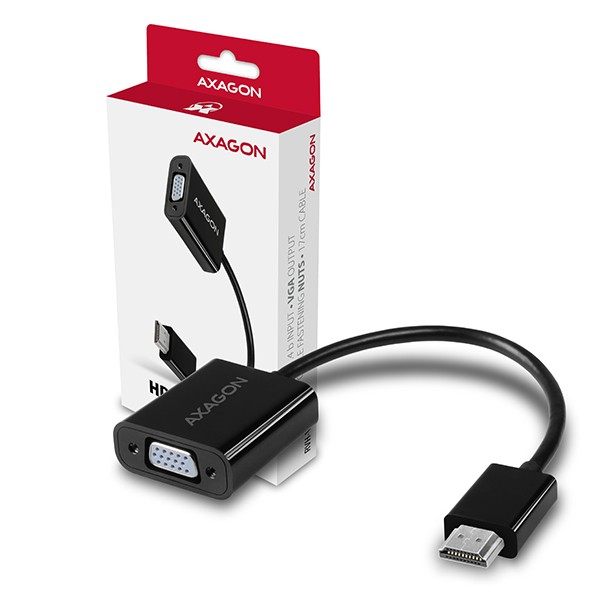 Kompiuterio laidas axagon rvh-vgn, hdmi/vga, 15 cm