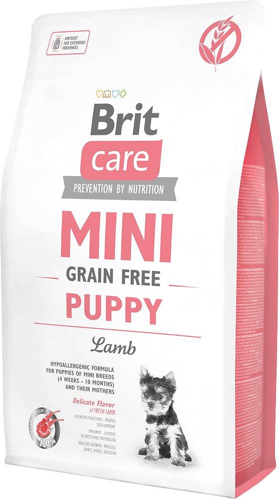 Brit care sausas maistas mini puppy lamb, 7 kg
