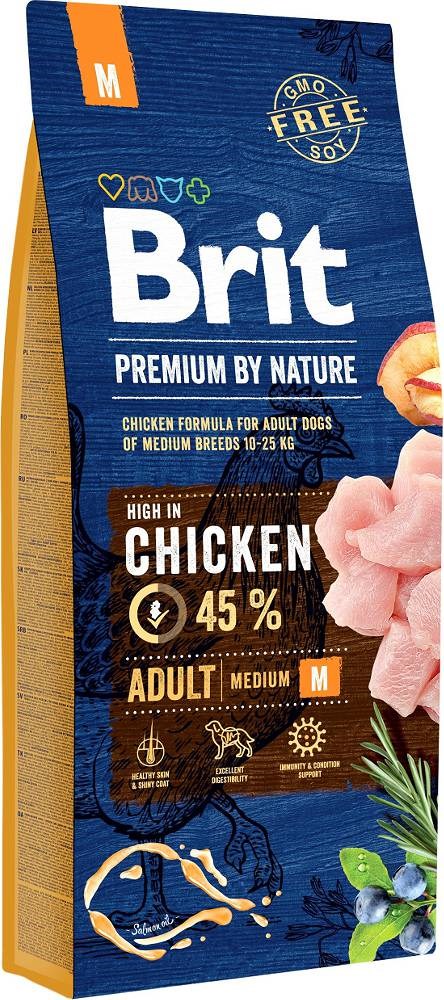 Brit premium vidutinio dydžio suaugusiems šunims , 15 kg