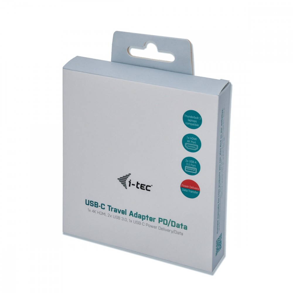 I-tec usb c hdmi adapteris pd/data, usb 3.2 gen 1 (3.1 gen 1) type-c, hdmi, usb 3.2 gen 1