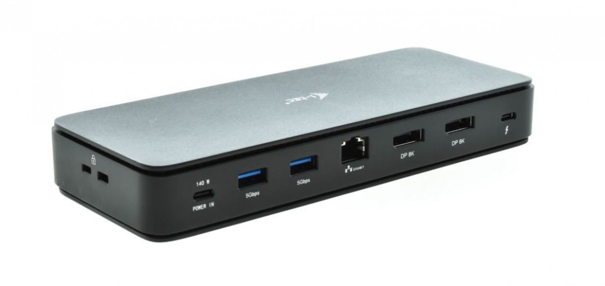 Usb šakotuvas i-tec tb4dualdpdockpdpro juoda