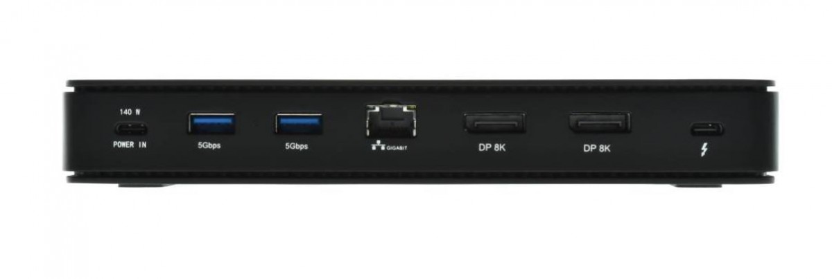 Usb šakotuvas i-tec tb4dualdpdockpdpro juoda