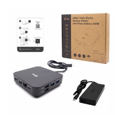 Usb šakotuvas i-tec c31tri4kdpdpro100, usb-c / hdmi