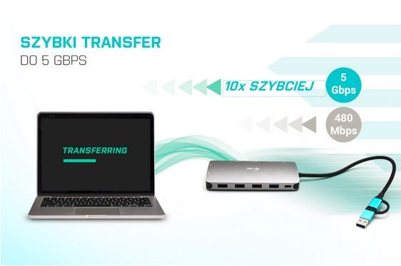I-tec usb-c metal nano dock 3xdisplay+pd