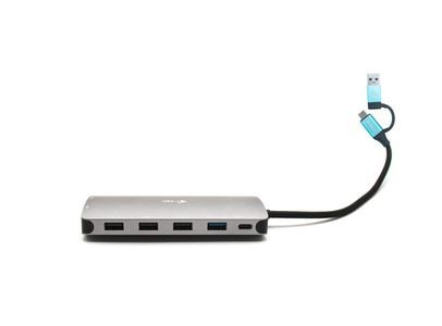 I-tec usb-c metal nano dock 3xdisplay+pd