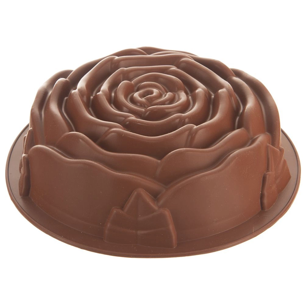 Silikoninė kepimo forma rožės formos 25 cm
