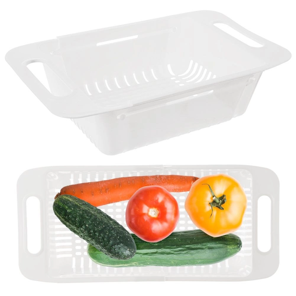 Kriauklės sietelis 32-40 × 20 cm baltos spalvos