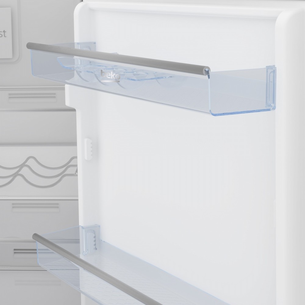 Įmontuojamas, Šaldytuvas su šaldikliu apačioje, Įmontuojamas šaldytuvas Beko BCNA306E42SN, Automatinis atitirpinimas