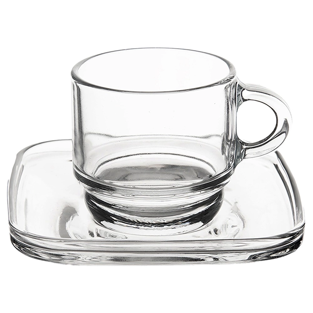 Puodeliai su lėkštelėmis 75 ml 3