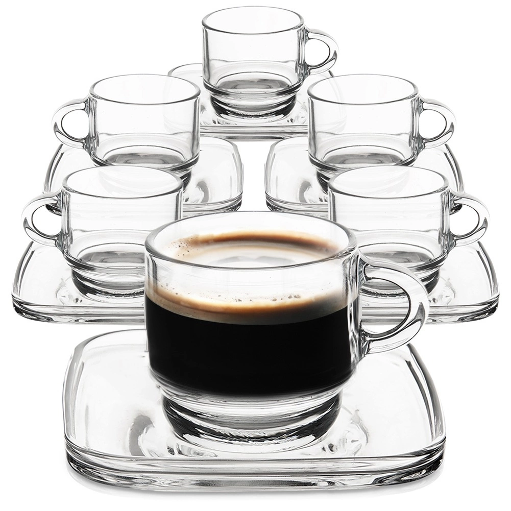 Puodeliai su lėkštelėmis 75 ml