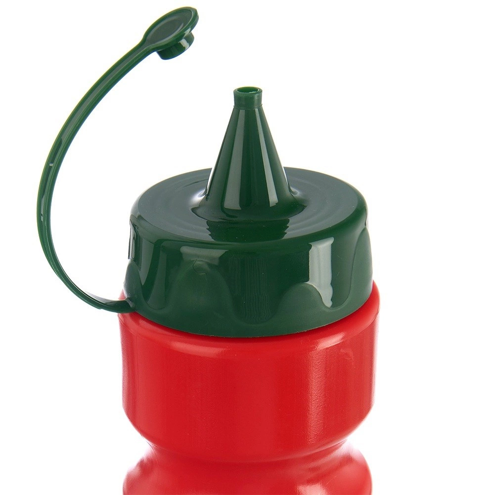 Raudonas padažo butelis 680 ml 2