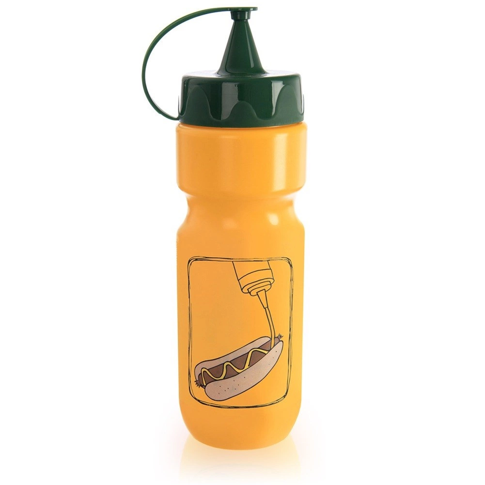 Padažų butelis 680 ml geltonas