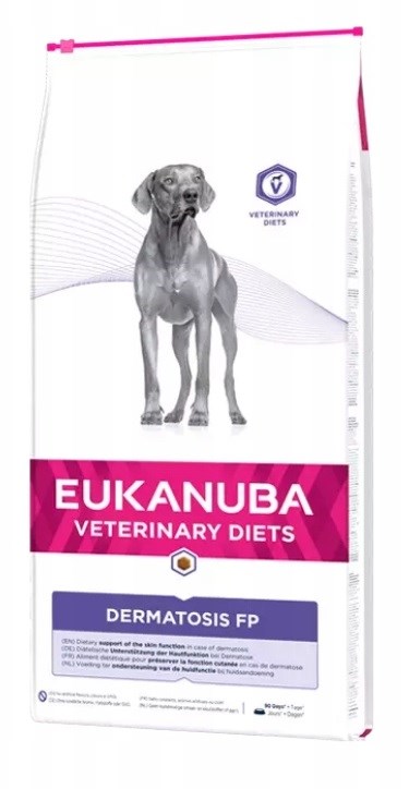 Eukanuba sausas maistas veterinary diets dermatosis fp, 12 kg
