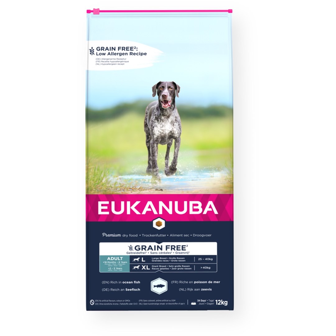 Eukanuba Su Žuvimi, 12 Kg