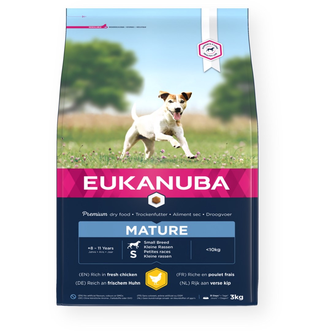 Eukanuba Sausas Maistas Mature & Senior, S, 3 Kg