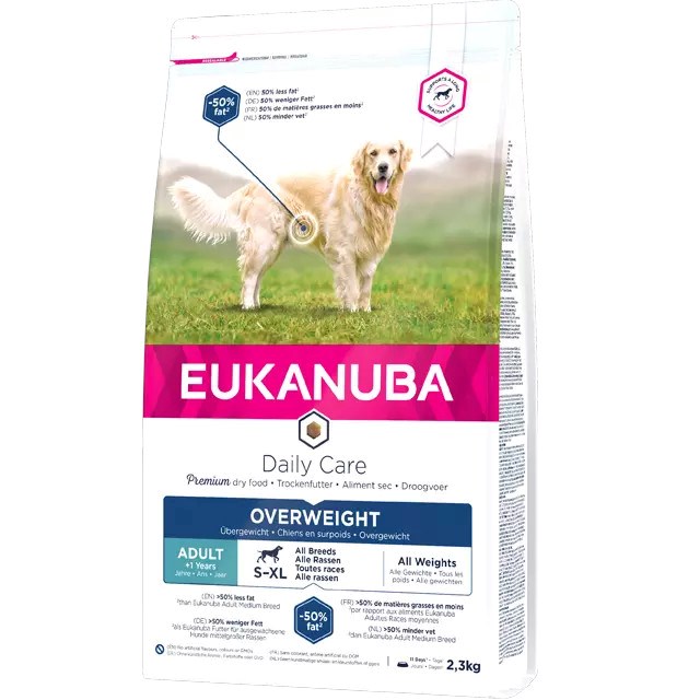 Eukanuba daily care overweight su vištiena, 12kg