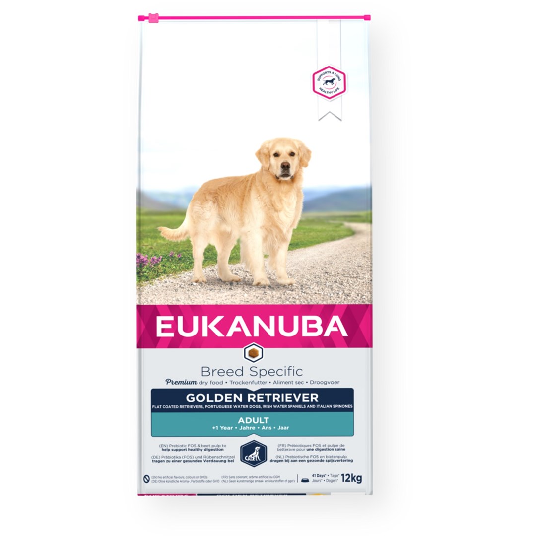 Eukanuba sausas pašaras auksaspalviams retriveriams 12 kg