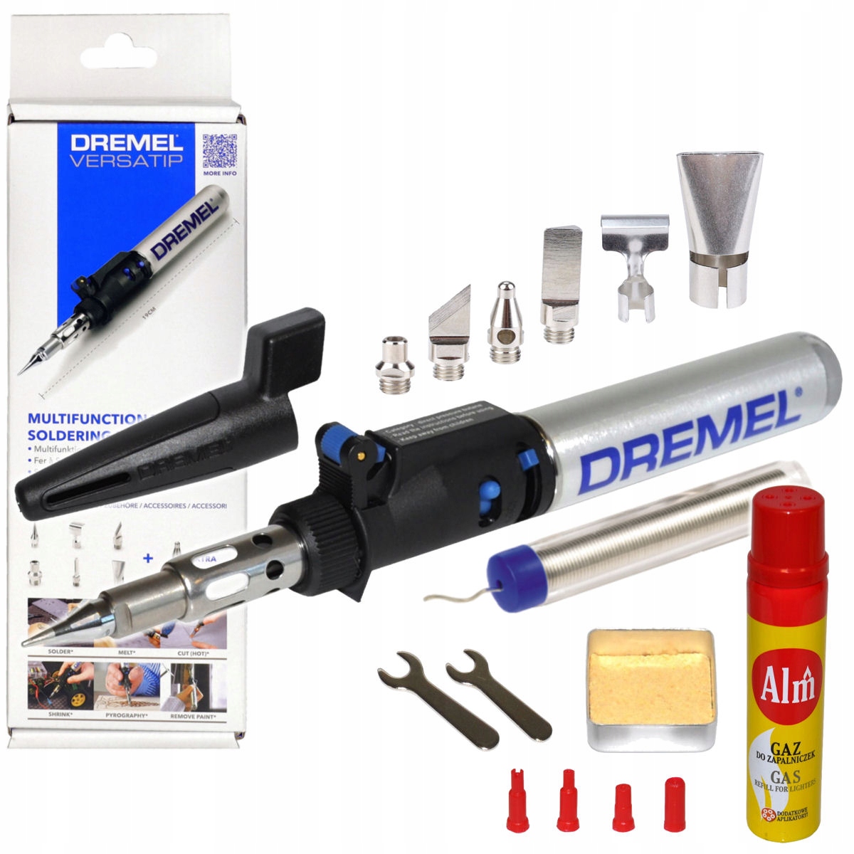 Dujinis lituuvas versatip dremel degiklis +dujos +acc