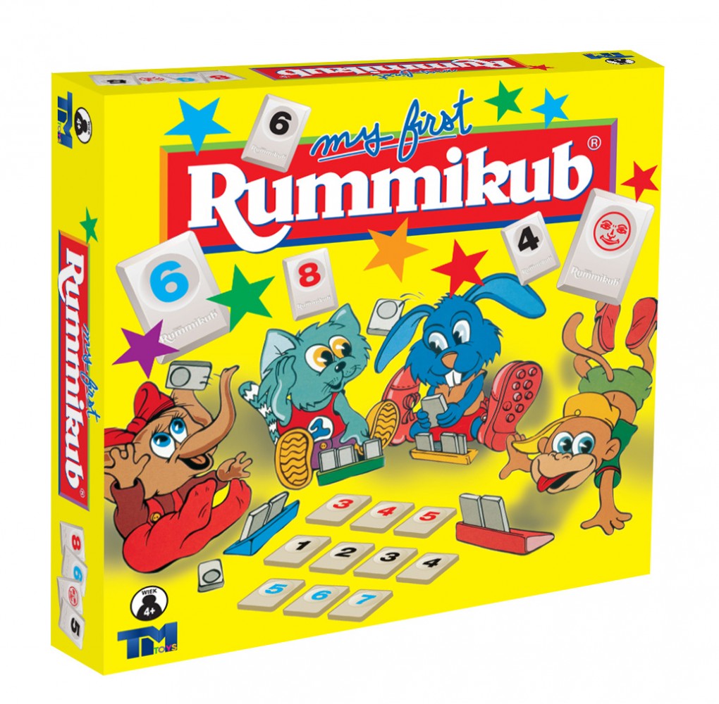 Stalo žaidimas mano pirmasis rummikub, eng