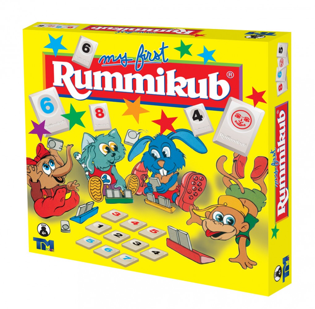 Stalo žaidimas mano pirmasis rummikub, eng
