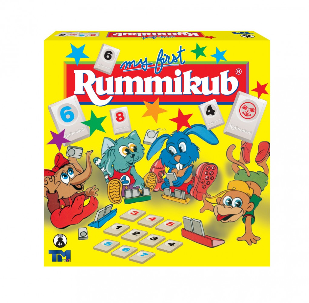 Stalo žaidimas mano pirmasis rummikub, eng