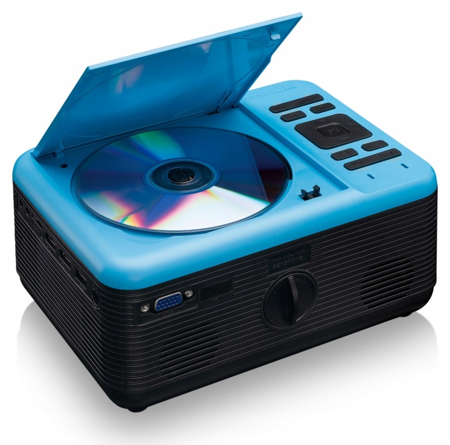 "Lenco LPJ-500BU" - LCD projektorius su DVD ir "Bluetooth