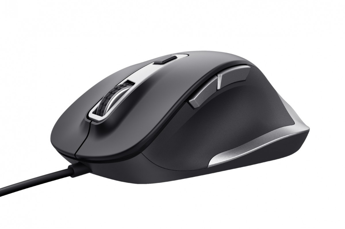 Laidinė pelė mouse usb optical fyda/black 24728 trust