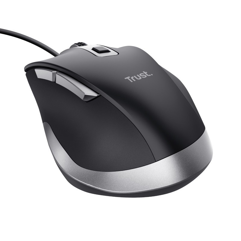 Laidinė pelė mouse usb optical fyda/black 24728 trust