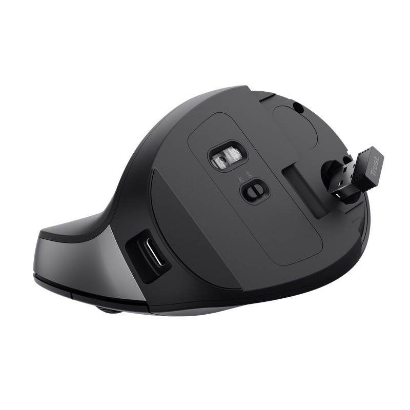 Vertikali pelė trust bayo ii black