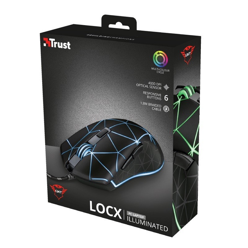 Žaidimų pelė trust 22988, juoda