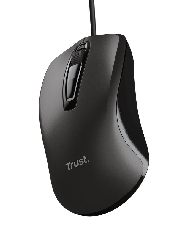 Optinė pelė trust 24657, juoda