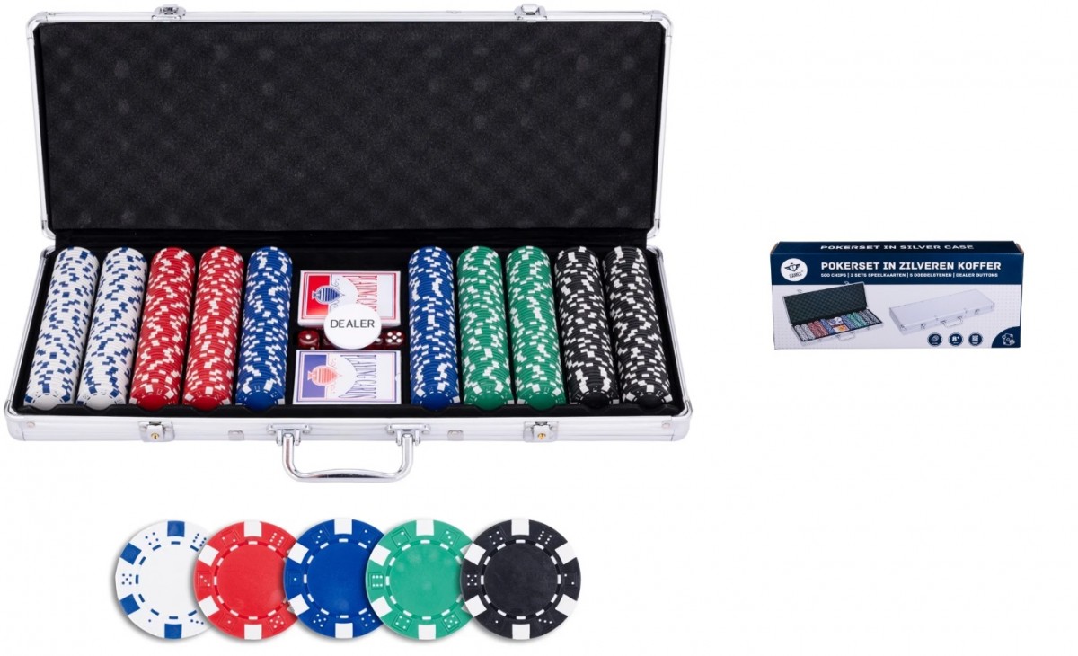 Pokerio rinkinys 500 vnt.