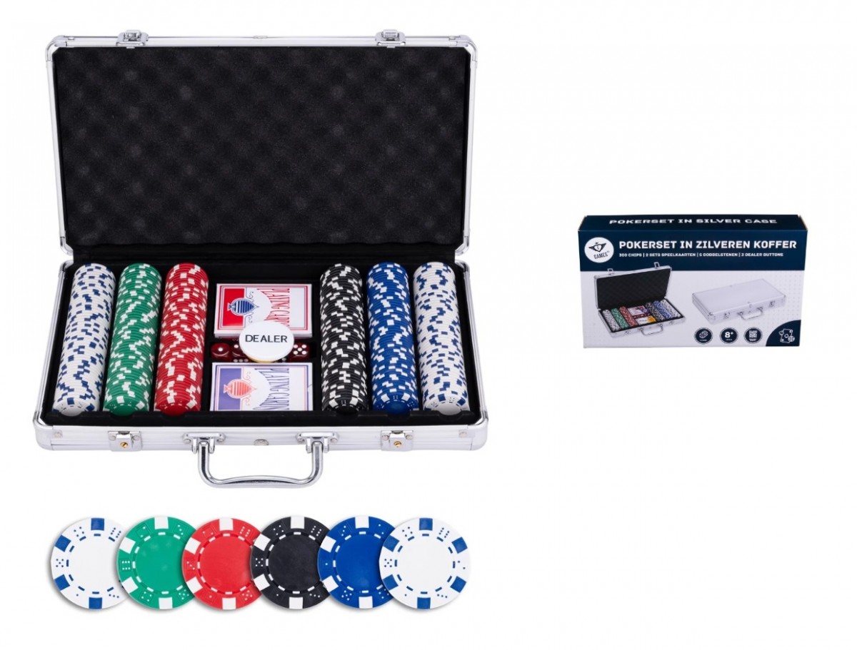 Pokerio rinkinys 300 dalių