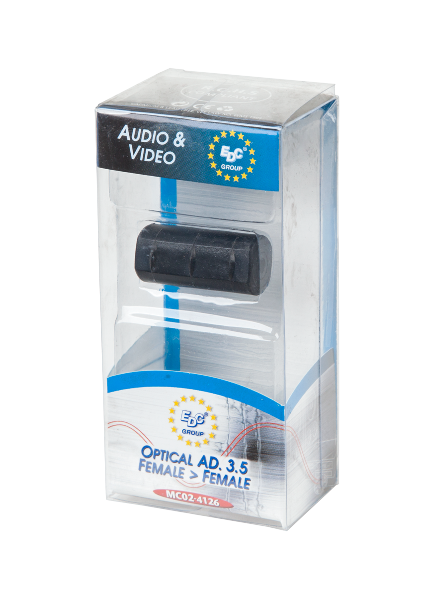 Išmaniojo (smart tv) ir televizoriaus priedas edc jungtis 3,5 jack gn - 3,5 jack gn optinė