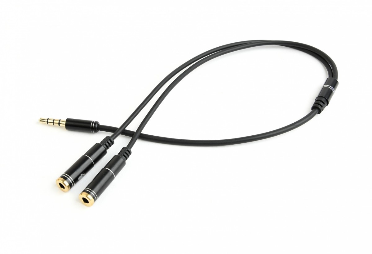 Audio laidas gembird cca-417m, aux 3.5 mm, 0.2 m