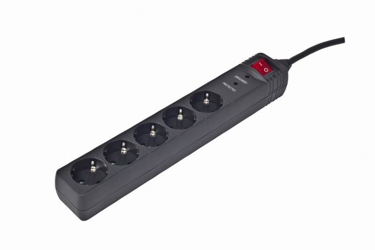 Energenie spg5-c-15 viršįtampių apsauga 5 kintamosios srovės lizdas (-ai) 250 v juoda 4,5 m