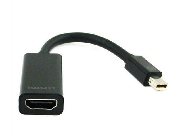 Sąsajos pereiga gembird mini displayport 1.1->hdmi, on cable, juodas