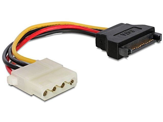Tinklo laidas gembird cc-sata-ps-m, sata/molex, 0.15 m