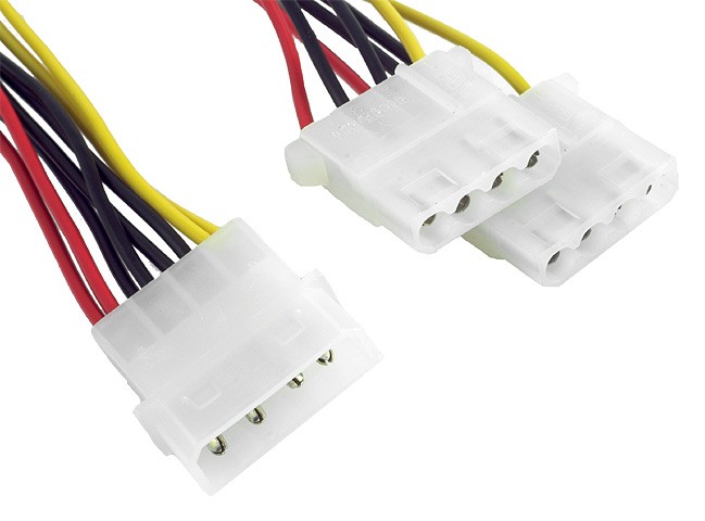 Kompiuterio laidas kabelis molex - 2x molex