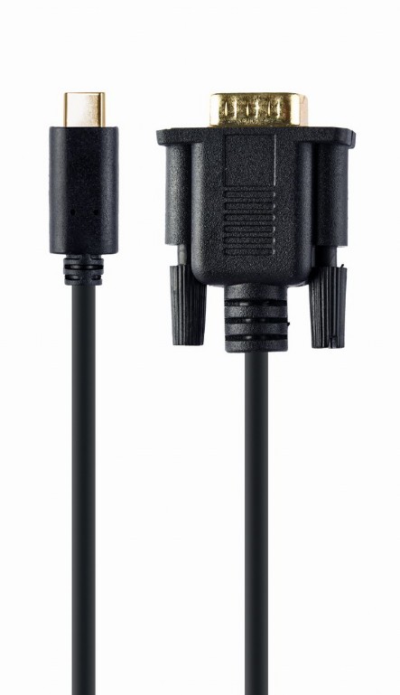 Maitinimo laidas gembird, usb-c/vga, 2 m