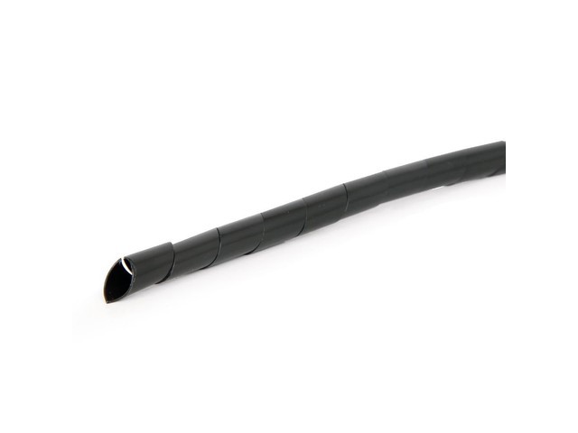 Kompiuterio laidas spiral wrapping band, 10m, black, 12mm