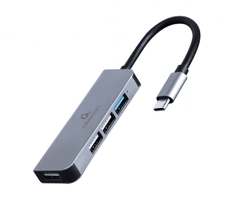 Gembird 4-port usb type-c hub