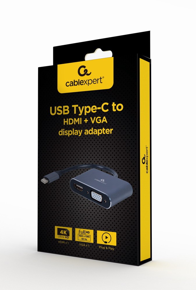 Cablexpert a-usb3c-hdmivga-01