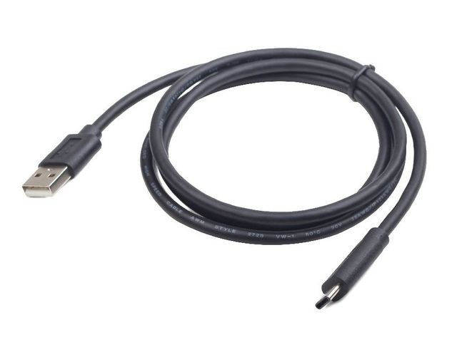 Kompiuterio laidas kabelis gembird usb 2.0 ac am-cm, 1 m, juodas