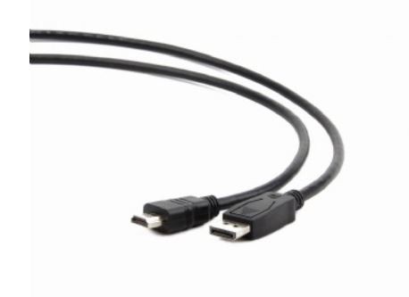 Cable gembird cc-dp-hdmi-5m (hdmi m - displayport m, 5m, black color)