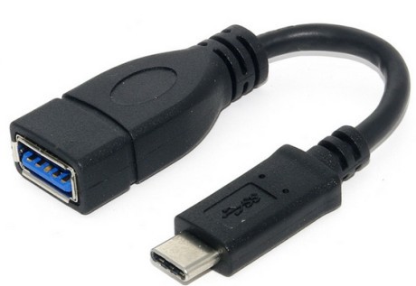 Maitinimo laidas gembird a-otg-cmaf3-01, usb-c/usb-a, 0.2 m