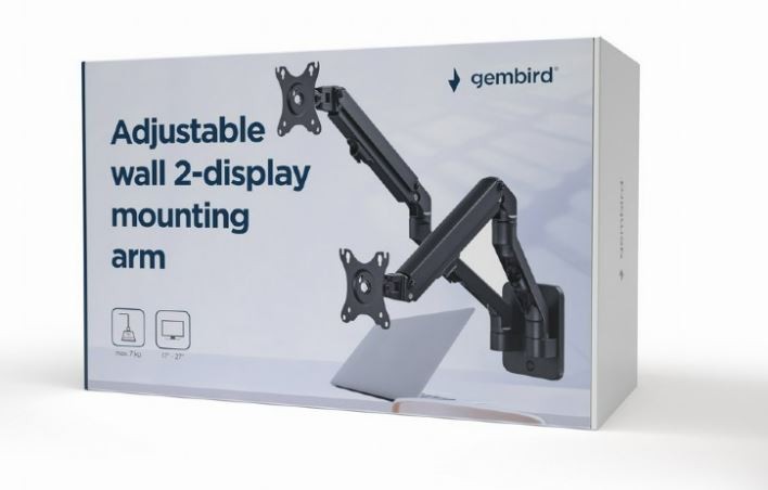 Monitoriaus laikiklis gembird 27'' ma-wa2-01